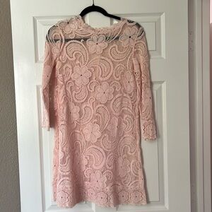 Cotton lace vintage cover up dress